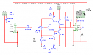 Fig.3 Plano de armado de la plaqueta sin inversor y sin capacitor de salida (por claridad no se coloc&oacute; el disipador)