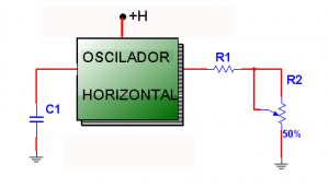 Fig.9 Oscilador horizontal RC gen&eacute;rico