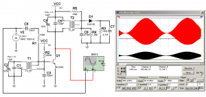 Fig.6 Se&ntilde;al de AM amplificada por nuestra radio de 1 transistor