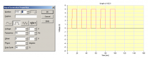 Fig.4 Generaci&oacute;n de una se&ntilde;al cuadrada pulsante