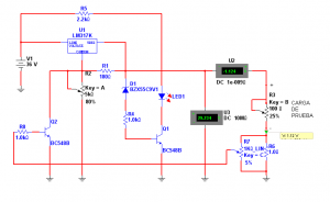 Fig.5 Circuito de la secci&oacute;n de control de la fuente